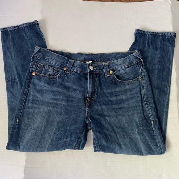 True Religion women’s Audrey mid rise true boyfriend jeans - 32 - Picture 5 of 14